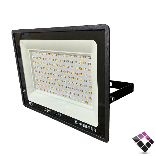 كشاف كوبس فلود LED خارجي همر HUMMER صيني نقاط SMD إضاءة 3000K أصفر 100W رقم HU1777