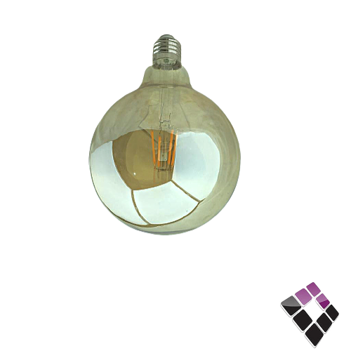 لمبة LED كروي 12.5 سم عسلي موديل G125/أعواد MT صيني إضاءة 7W أصفر OS-DL015-7W-2700K