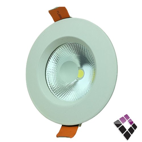 كشاف LED اسبوت لايت PHILIPS  صيني COB مدور جرم أبيض 10.5سم إضاءاة أبيض10W  ***