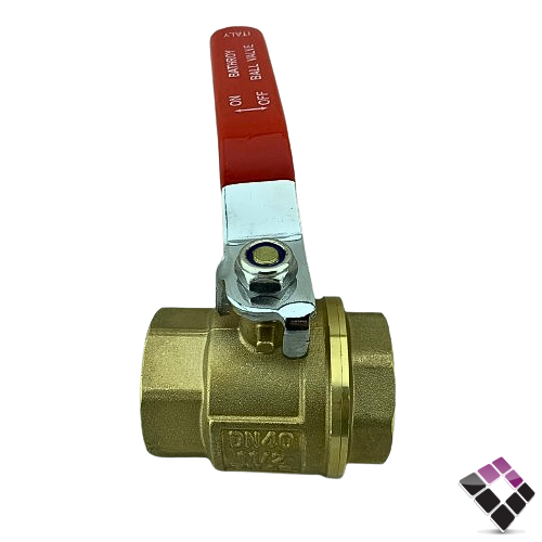 حنفية نحاس BATHROY ايطالى يد أحمر 1.1/2" رقم 2801167