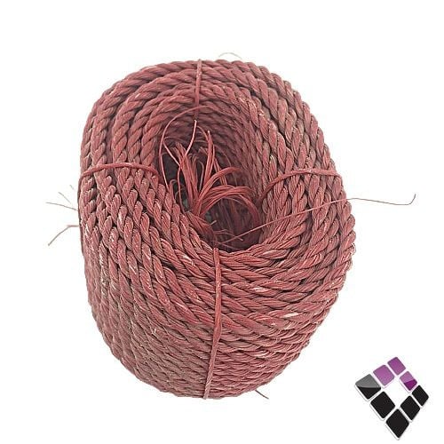 لفة حبل نايلون بلاستيك طول 20 يارد تقريباً سماكة 4 ملم