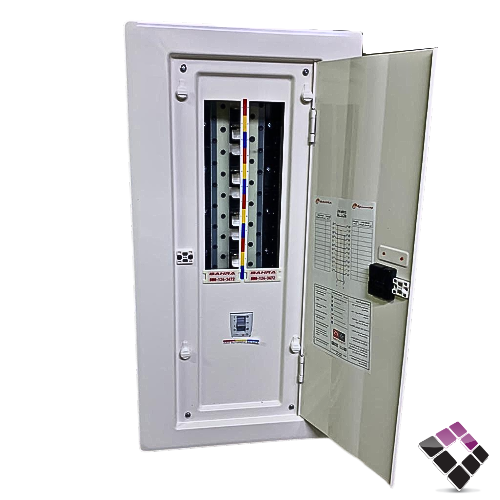 جرم طبلون بحرة BAHRA حساس MCCB أوربي  مقولب 3فاز 24 مفتاح مع قاطع رئيسي 100A