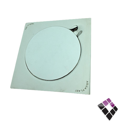 صفاية إستيل ثقيل 3 قطع + برغي على الشبك AQUA PLAST ايطالي مقاس 15*15----316