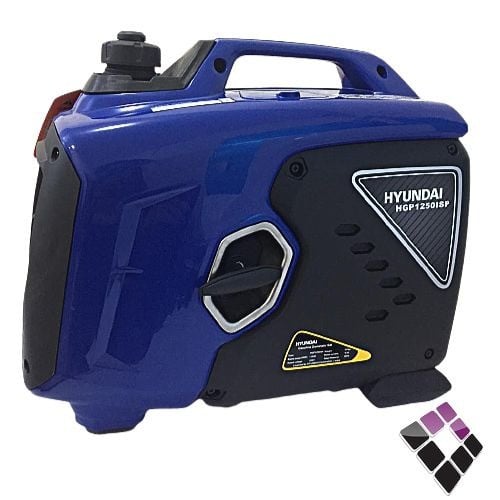 مولد كهرباء بانزين هونداي HYUNDAI صيني 1000 كيلو وات مع كاتم صوت + مخارج USB رقم HGP1250ISP