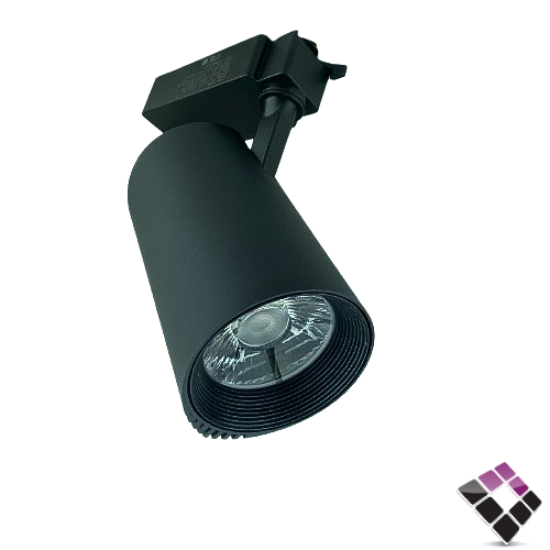 كشاف LED ترك لايت ديكور مجرى متحرك توفل TOEFL جرم أسود إضاءة 3000K أصفر 30W رقم TF954/30W/3000K