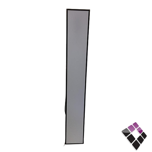 نجف بغطاء LED علاقي OPTONICA جرم المنيوم أسود اضاءة SMD كريمي 4000K مقاس 50W 1200*180*50