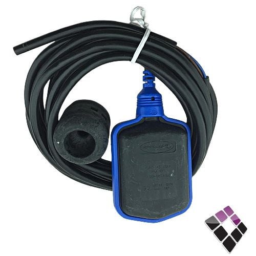 عوامة كهرباء ايطالي اصلى AQUA SWITCH أسود + أزرق مع ثقالة M5