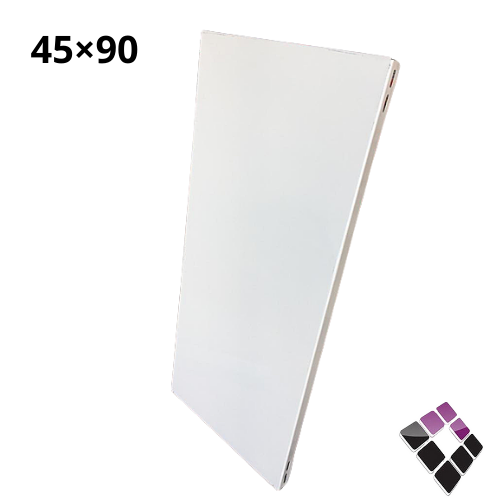 رف حديد تربيط مسمار عادي لون ابيض 45×90