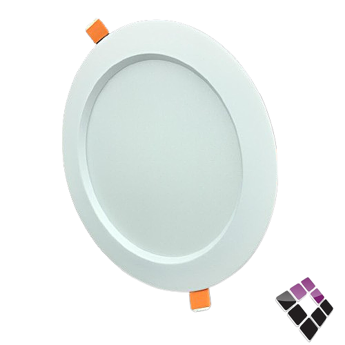 كشاف LED سبوت داخلي SMD مثلج مزود بمبرد المنيوم NEW POWER صيني إضاءة أبيض 16سم 6"×20W***.