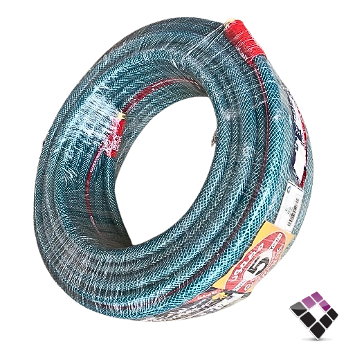 لي ماء العايد كرستال بخيط لون أخضر برأس نحاس 50 متر  3/4"