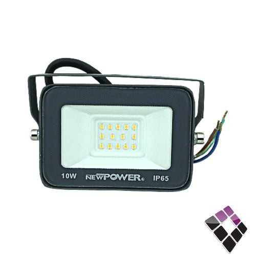 كشاف LED كوبس خارجي NEW POWER صيني شريحة SMD بروجكتر جرم رصاصي إضاءة أصفر 1100LM سطوع 10W