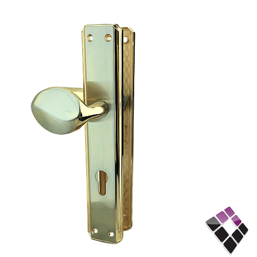 يد كالون DALI صيني ثقيل زنك ثابت + متحرك لون ذهبي + فضي لماع م/ كوبرا يسار L رقم 950D-L/SN/GP