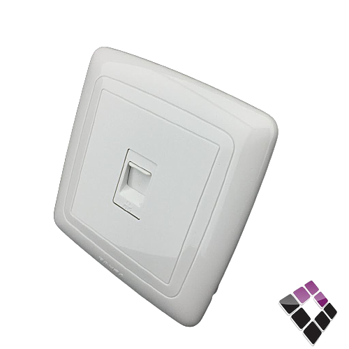 فيش كمبيوتر لشبكات CAT 6 مفرد  بحرة BAHRA سعودي بيج جديد***