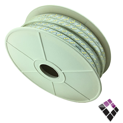 لي زينة LED اضاءة 4000K كريمي 3 خط 180 لمبة بالمتر 7W بالمتر 12ملم الرائد AL RAED صيني