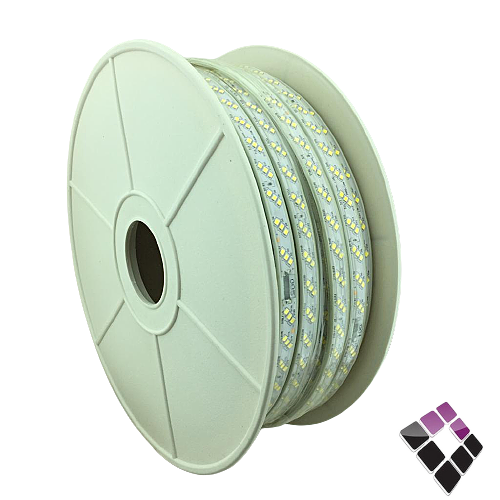 لي زينة LED الرائد AL RAED صيني اضاءة أصفر 3 خط 180 لمبة بالمتر 7W بالمتر 12ملم مبطن