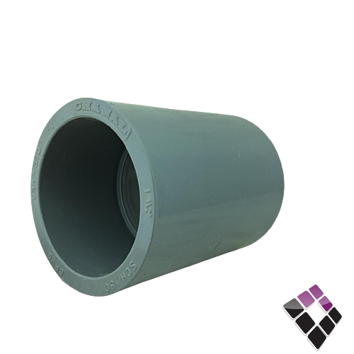 جلبة عادى بلاستيك رمادي ضغط 80 حار CPVC شانيل  1.1/2"