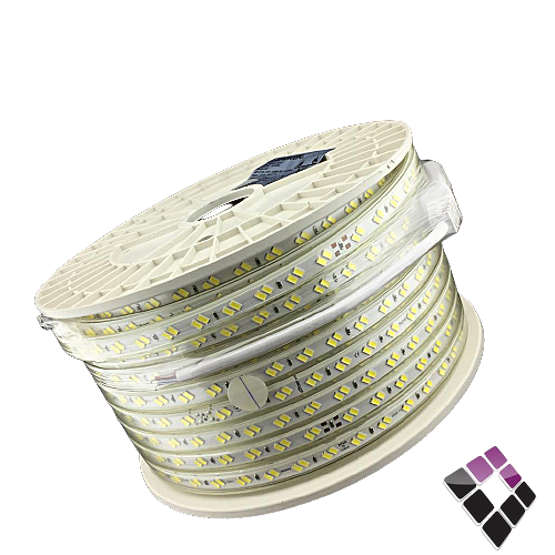 لي زينة LED اضاءة أبيض خطين 120 لمبة 9.5W بالمتر 10ملم مبطن NEW POWER صيني رقم 107056...رقم الصنف (25110001)