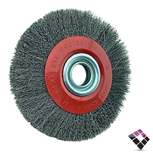 صنفرة صاروخ فرشة شعر حديد عادي موديل قرص صيني مقاس 8 " × 200 ملم