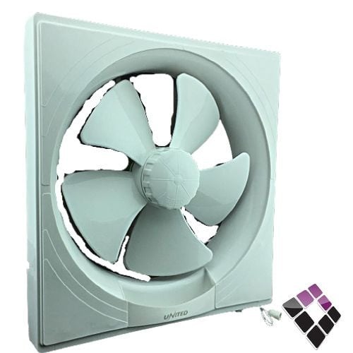 مروحة شفط بلاستيك مربعة UNITED يونايتد سعودي مقاس 35×35 سم رقم UES-30