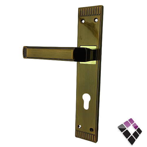 يد كالون DALI صيني ثقيل زنك متحرك طويل لون برنزي كفي م/ مستطيل مشرشر رقم 946DH/SCF