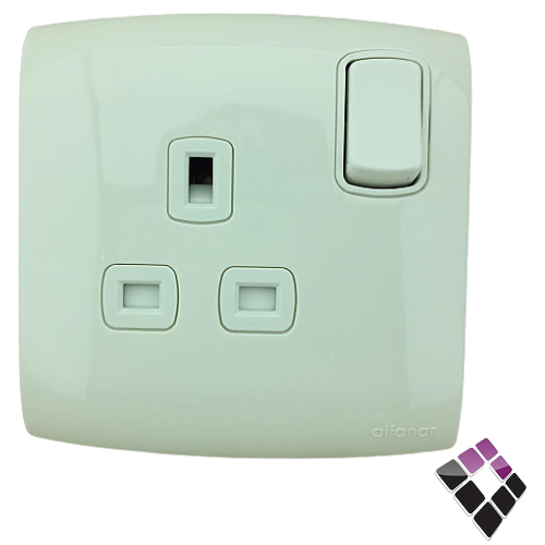 فيش مع مفتاح الف A13 alf بيج  كبس جديد