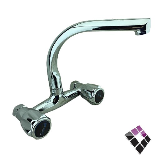 خلاط مجلى جدار عادي مسكة سداسية QUALITY صيني رقبة عريضة رقم 55099000 ***