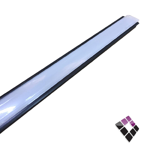 بروفايل استرب لي زينة المنيوم مخفي غاطس جداري سقفي بشفة لون أسود STRIP FIXTURE نيو باور NEW POWER مقاس 23.3mm ×21.2mm طول 3M رقم 114124