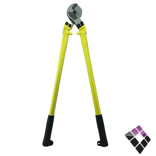 مقص كيبل BOUTIQUE صيني كبير لون أصفر يد ربل اسود مقاس 36"".