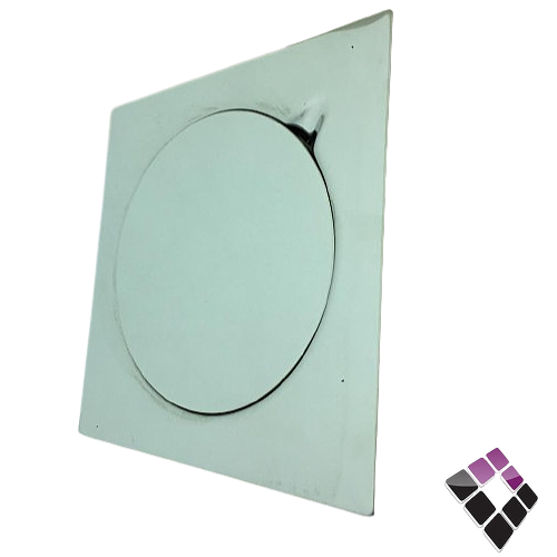 صفاية استيل لون كروم BR ايطالى 3قطع برغي تثبيت للشبك 15×15