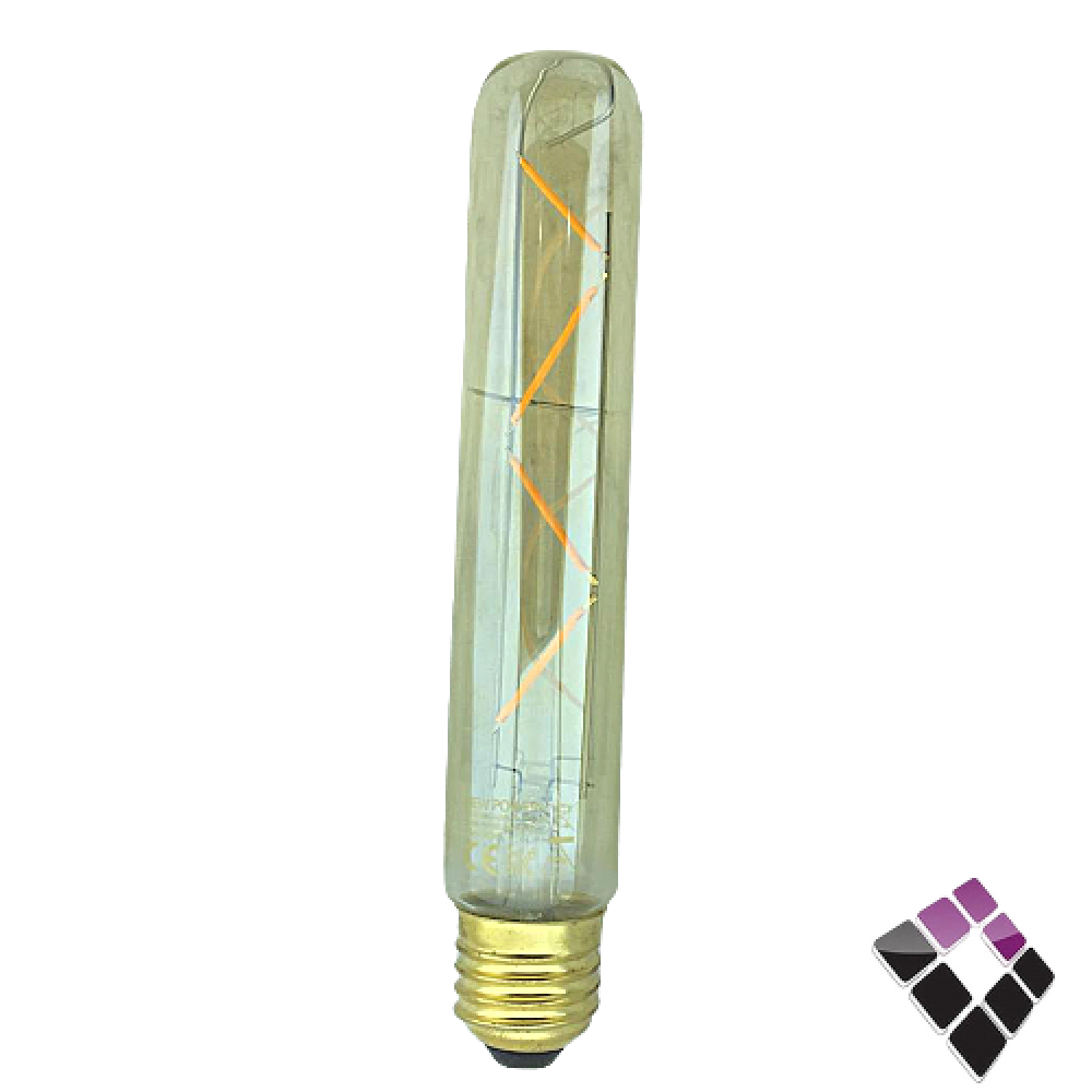 لمبة ديكور LED عسلي موديل كبسولة شفافة أعواد أ هرام نيو باور NEW POWER صيني سنة E27 اضاءة 1800K أصفر 3.5W
