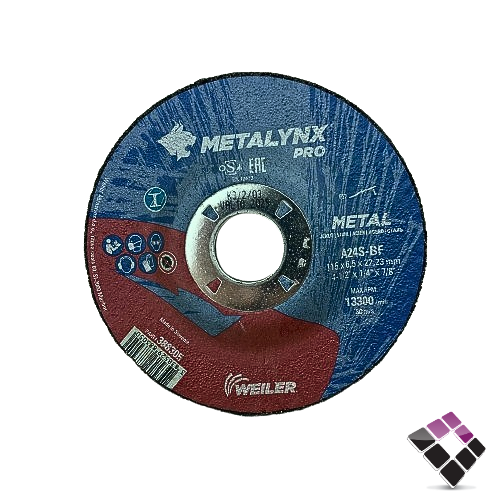 دسك صاروخ METALYNX أوربي سولوفيني جلخ صنفرة حديد رقم A24S-BF مقاس 4.5"