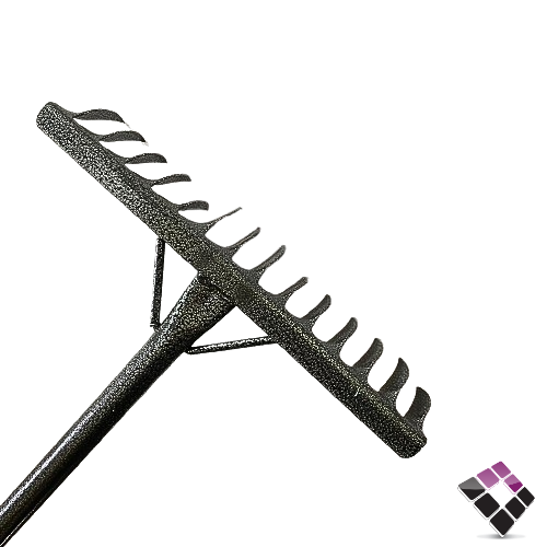 مشط زراعى ( خراشة ) نصاب حديد ملحم 14 شوكة ثقيل 1200 جرام طول 122 سم