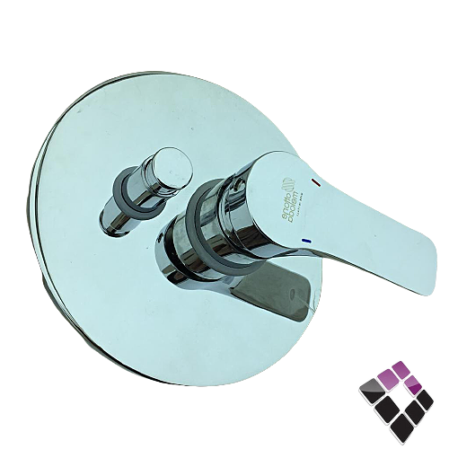 خلاط مخفي Ottone meloda /OM ايطالي أصلي قلب نحاس + غطاء كروم 2خط موديل VERA رقم 2V-050-11