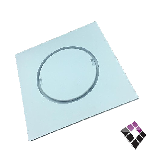 صفاية بلاستك أبيض قفل+ تصريف تخصصي 20×20..