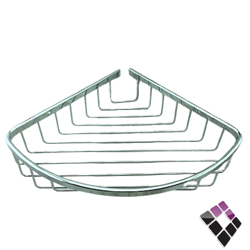 رف حمام زاوية 1 دور شبك لون كروم MQ صيني رقم MQ-109A...رقم الصنف (37242101)