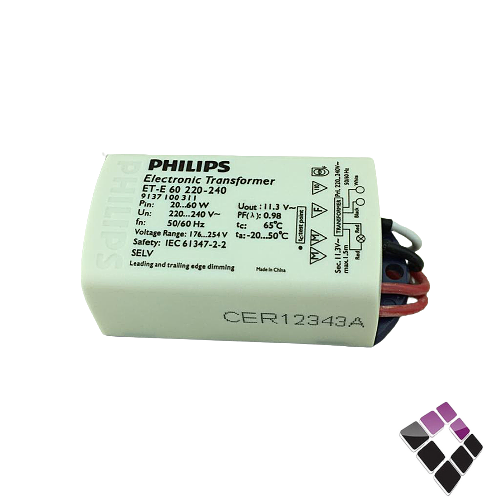 محول 12 فولت × 220 فولت اكتروني فليبس PHILIPS صيني 60W-20W