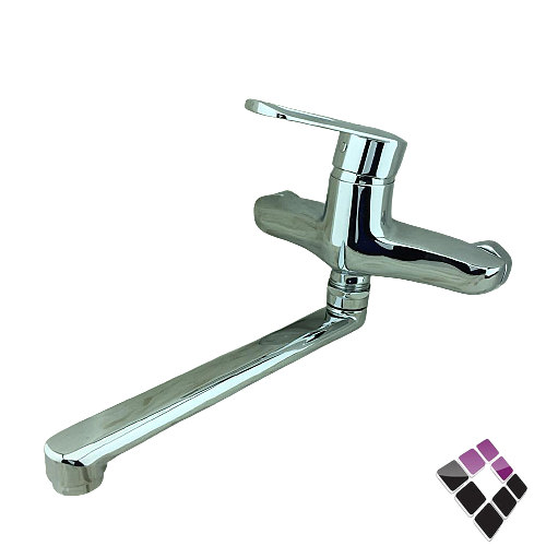 خلاط مجلى جدار اتمتيك رقبة أسفل + مسكة مفتوحة EORORAMA-NEVA ايطالي***