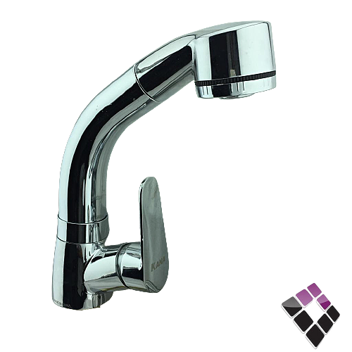 خلاط مجلى أتمتيك 1 خرم واقف شجرة مع لي سحاب KANA صيني لون كروم KA-62422-1S