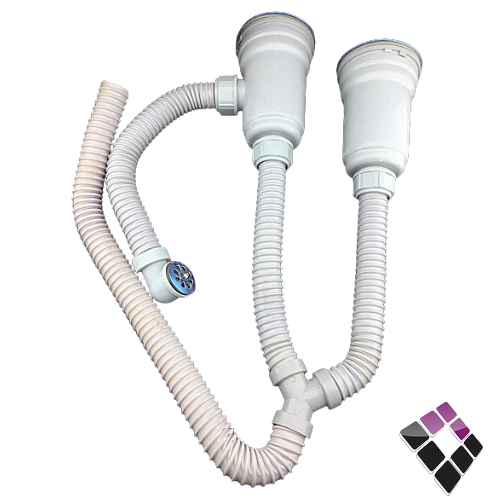 هراب مجلى رخام CEON سيون كوري حوضين مجوز 3" صغير + صغير مع هواية رقم  SM-220