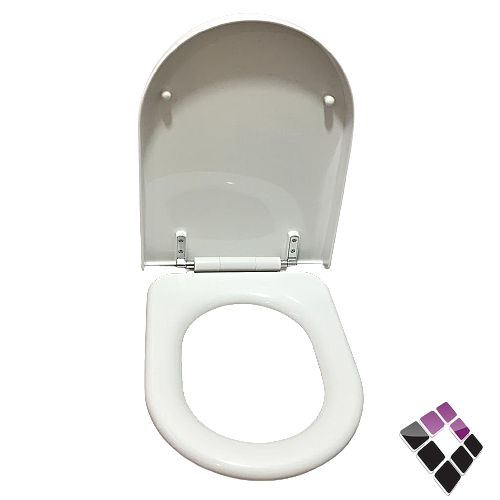 غطاءكرسى أفرنجى ORISA صينى بيضاوي لون أبيض مفصلات استيل ثقيل  رقم AL2020