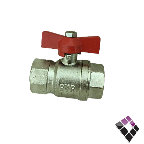 حنفيه يد احمرفراشة RVR  صينى 3/4" سم..