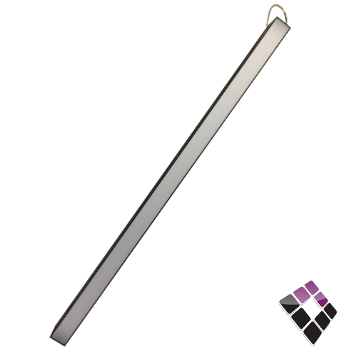 نجف بغطاء LED علاقي LINER نيو باور NEW POWER جرم أسود مانع للتوهج اضاءة SMD كريمي 4000K مقاس 40W.