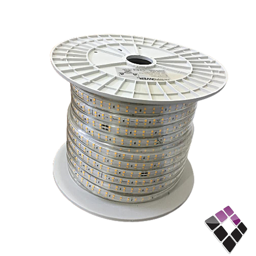 لي زينة LED اضاءة أصفر خطين 180 لمبة بالمتر 12W بالمتر 12ملم مبطن NEW POWER صيني رقم 2835..