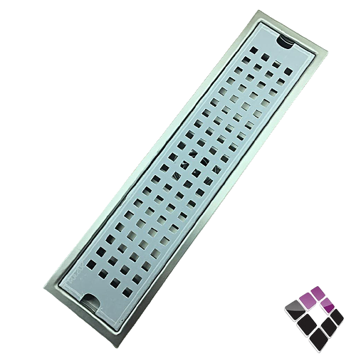 صفاية استيل شبك مربعات KANA صيني لون كروم 40CM*10CM رقم KA67411-40..