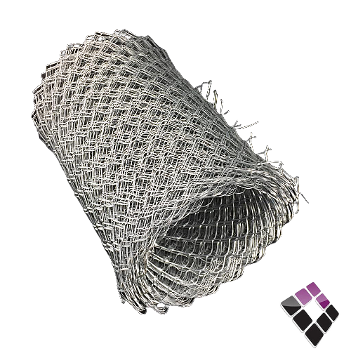 شبك تلييس حديد مجلفن ثقيل قباني مقاس 20 سم طول 12متر