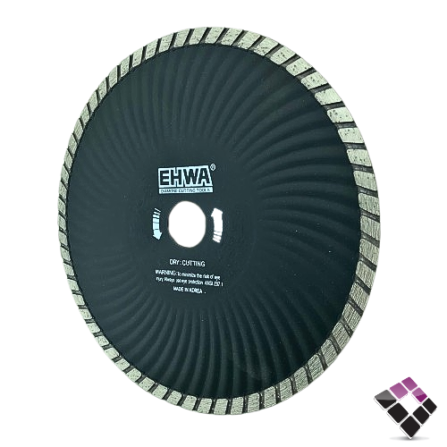 دسك صاروخ حديدي قص رخام جرانيت EHWA كورى لون أسود 180ملم ×7"