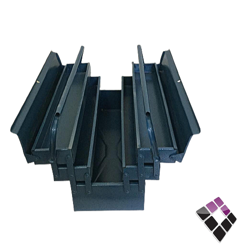 شنطة عدة حديد صينى ازرق 3 دور 5 درج