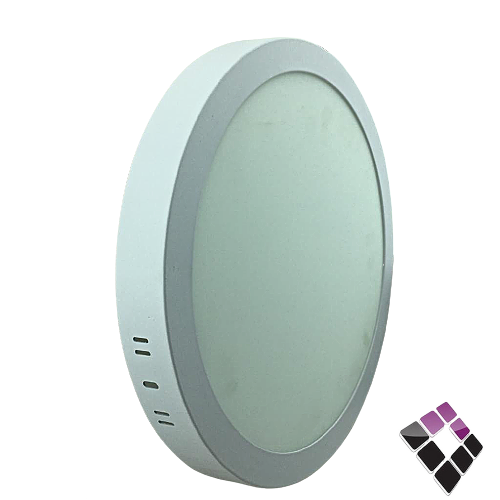 كشاف LED بنل خارجي لطش HIGH STARS مدور 12"جرم ابيض إضاءة أبيض30W ***