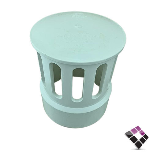 هواية UPVC بلاستيك أبيض 3P الخليجية سعودي ضغط 40 مقاس 4" = 114MM