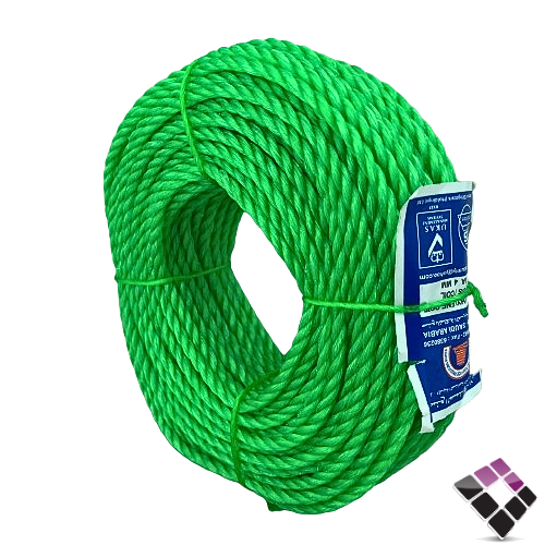 لفة حبل نايلون بلاستيك طول 30 ياردة تقريبا سماكة 4 ملم